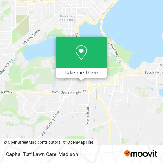 Capital Turf Lawn Care map