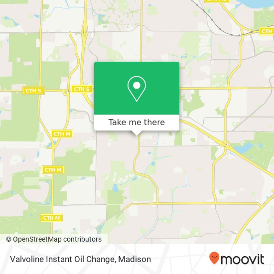 Mapa de Valvoline Instant Oil Change