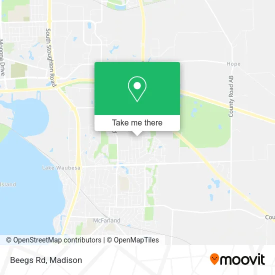 Beegs Rd map