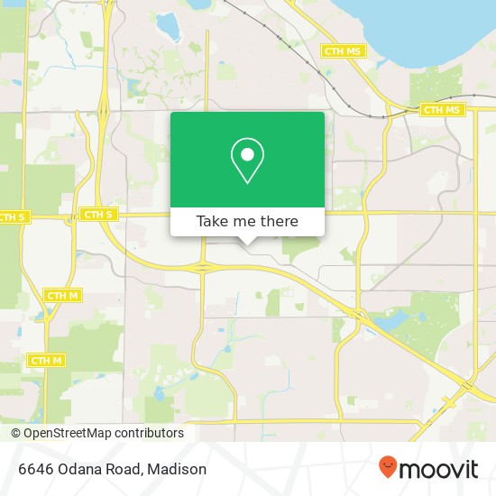 6646 Odana Road map