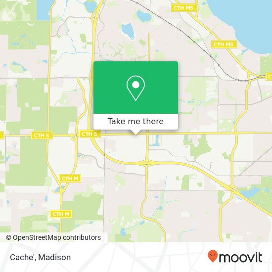 Mapa de Cache', 40 West Towne Mall Madison, WI 53719