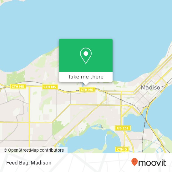 Mapa de Feed Bag, 2015 Linden Dr Madison, WI 53706