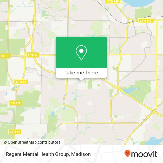 Regent Mental Health Group map