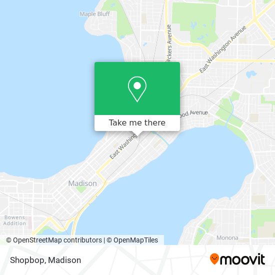 Shopbop map