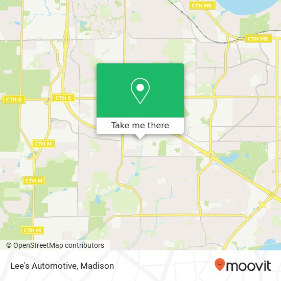 Lee's Automotive map