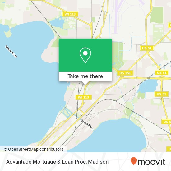 Advantage Mortgage & Loan Proc map