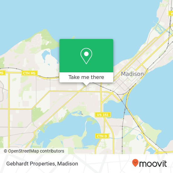 Gebhardt Properties map