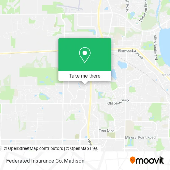 Federated Insurance Co map
