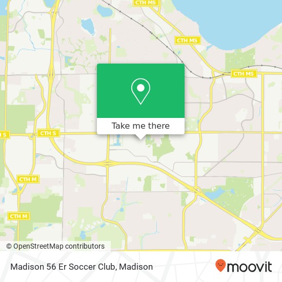 Mapa de Madison 56 Er Soccer Club