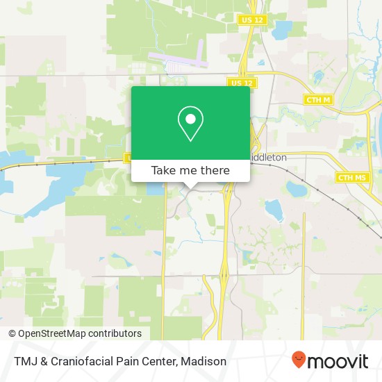 TMJ & Craniofacial Pain Center map