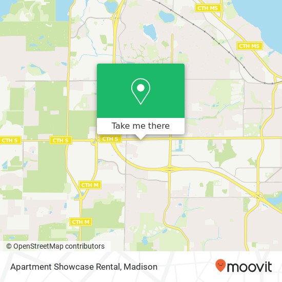 Mapa de Apartment Showcase Rental