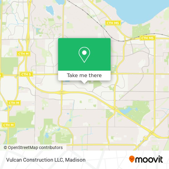 Mapa de Vulcan Construction LLC