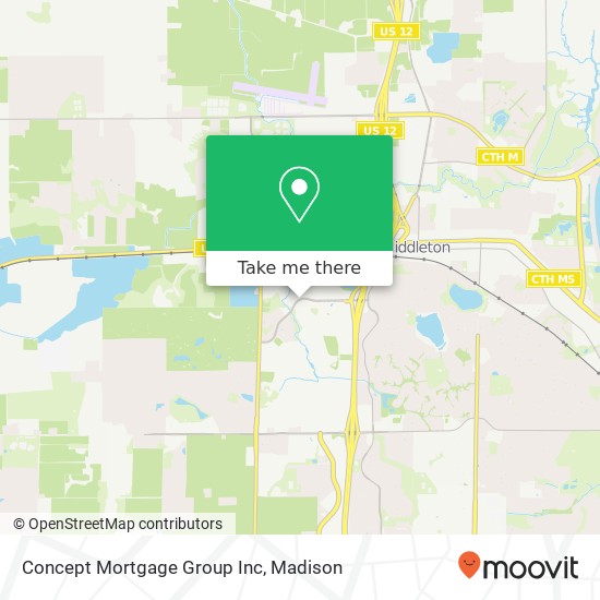 Concept Mortgage Group Inc map