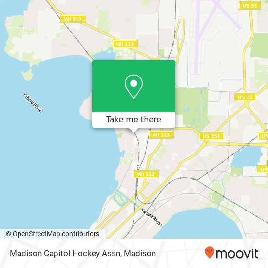 Mapa de Madison Capitol Hockey Assn