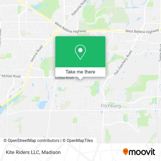 Kite Riders LLC map