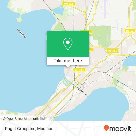 Paget Group Inc map