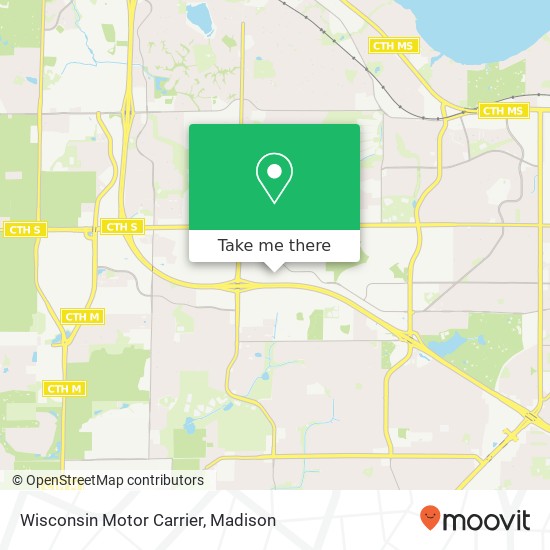 Wisconsin Motor Carrier map