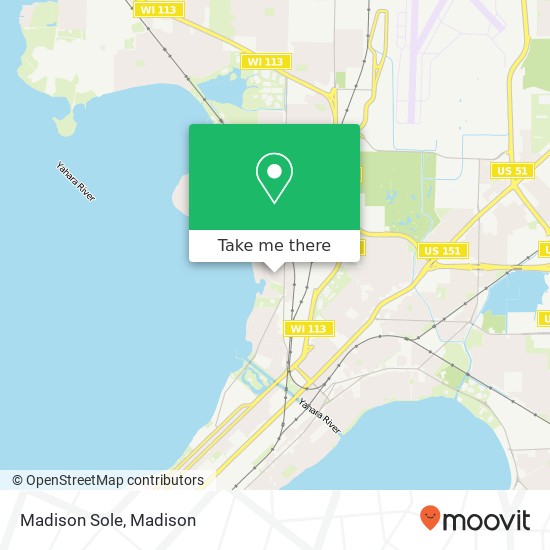 Madison Sole map