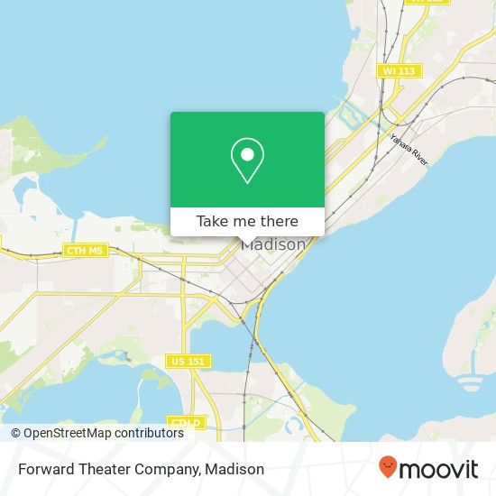 Forward Theater Company map