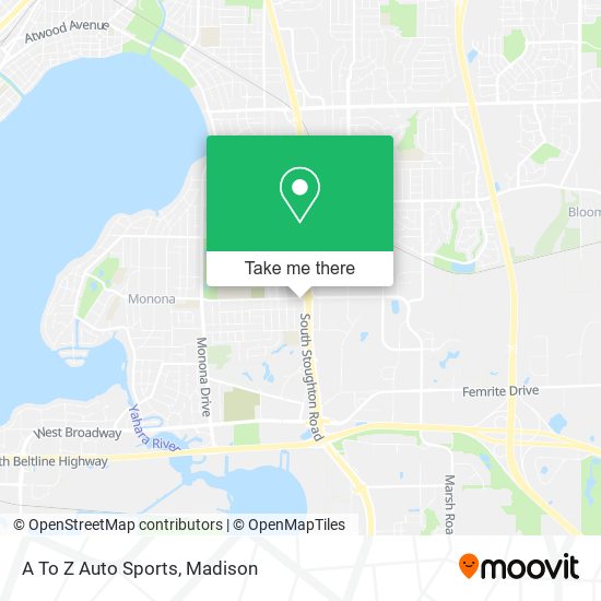 A To Z Auto Sports map