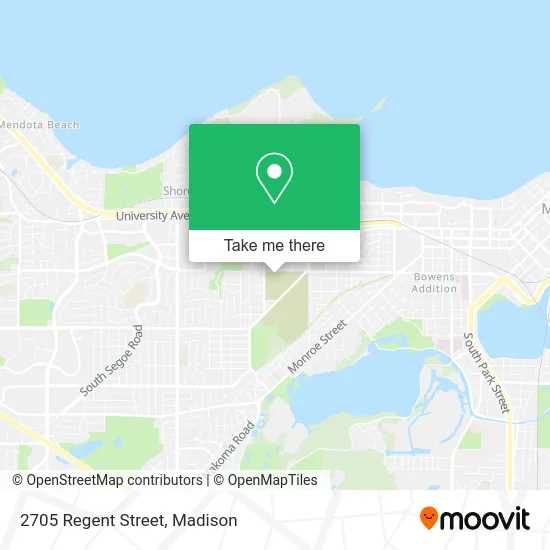 2705 Regent Street map