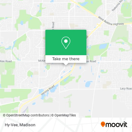 Hy-Vee map