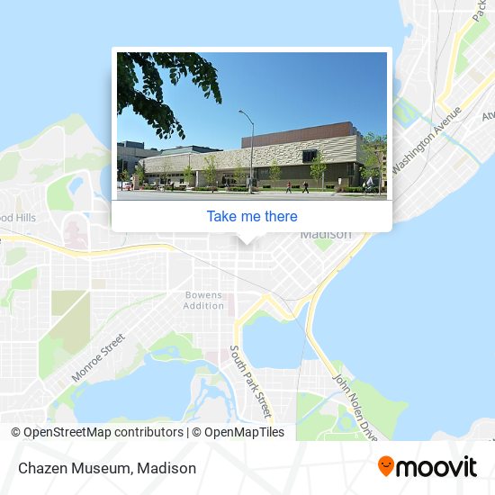 Chazen Museum map