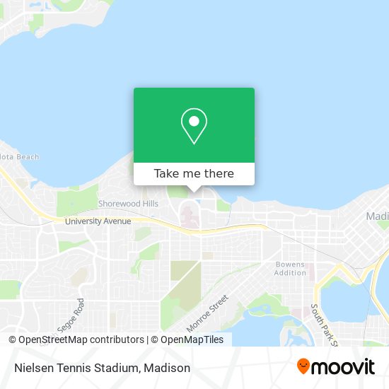 Nielsen Tennis Stadium map