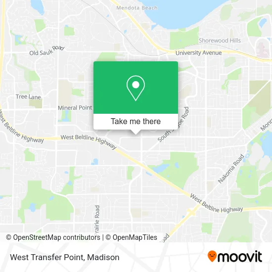 West Transfer Point map