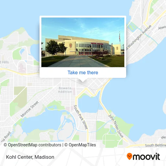 Kohl Center map