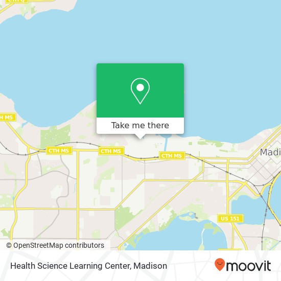 Mapa de Health Science Learning Center