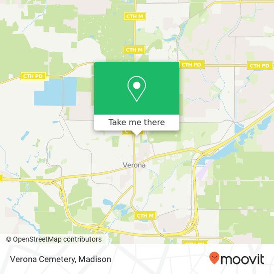 Verona Cemetery map