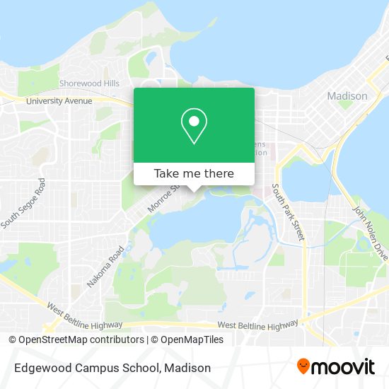 Edgewood Campus School map