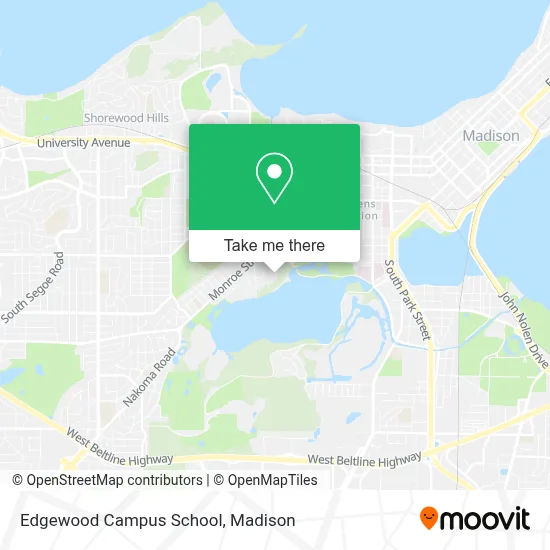 Edgewood Campus School map