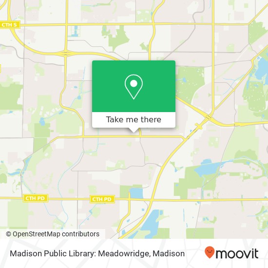 Mapa de Madison Public Library: Meadowridge