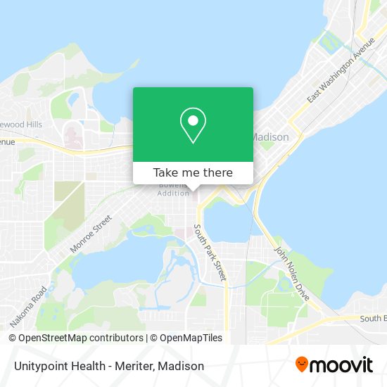 Unitypoint Health - Meriter map