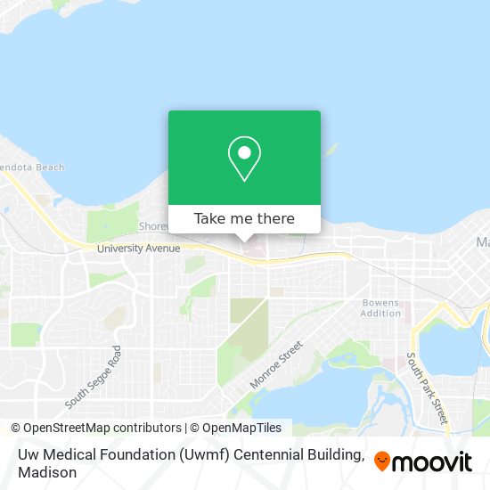 Uw Medical Foundation (Uwmf) Centennial Building map