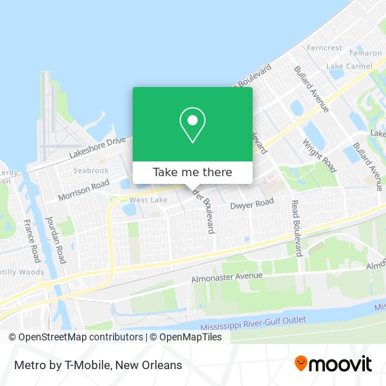 Mapa de Metro by T-Mobile
