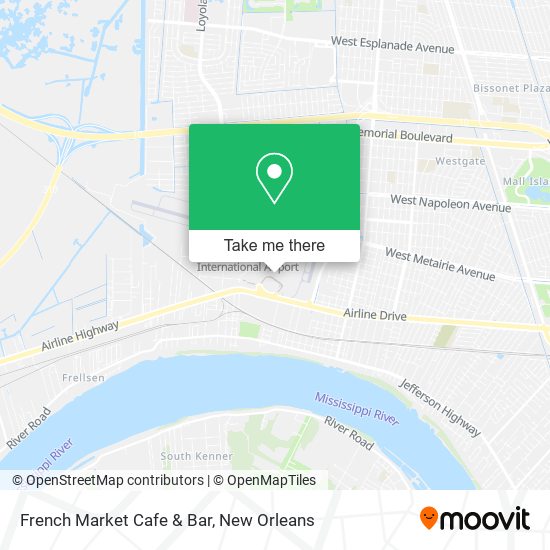 Mapa de French Market Cafe & Bar
