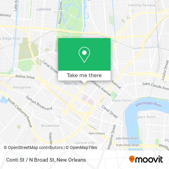 Mapa de Conti St / N Broad St