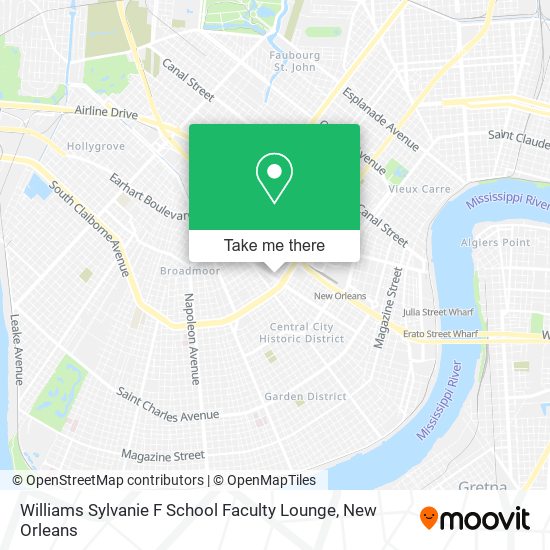 Mapa de Williams Sylvanie F School Faculty Lounge