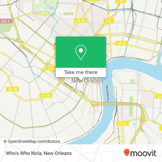 Who's Who Nola map