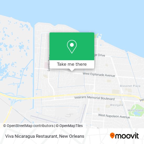 Viva Nicaragua Restaurant map