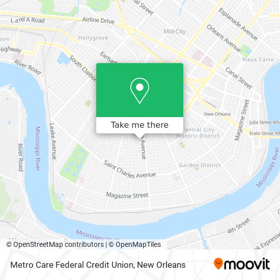 Metro Care Federal Credit Union map
