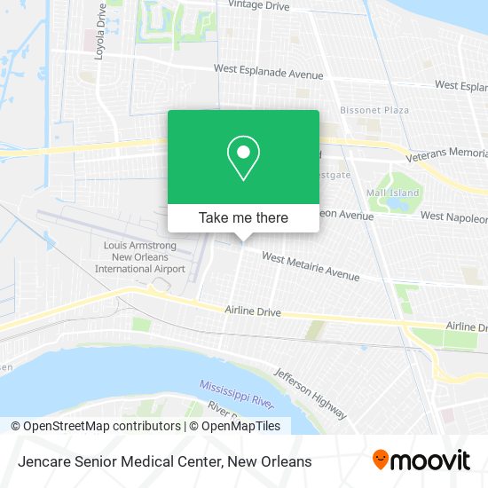 Jencare Senior Medical Center map