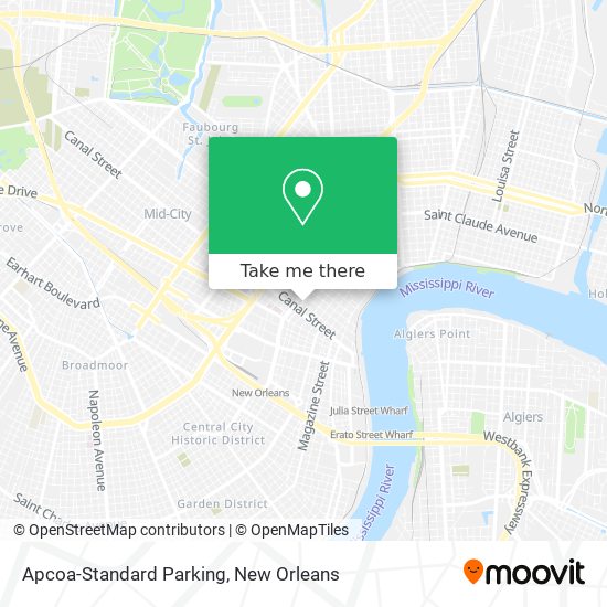 Mapa de Apcoa-Standard Parking