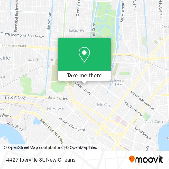 4427 Iberville St map