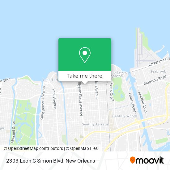 2303 Leon C Simon Blvd map