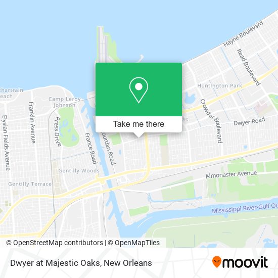 Mapa de Dwyer at Majestic Oaks