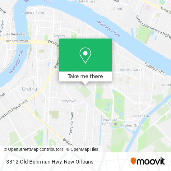 3312 Old Behrman Hwy map